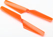 Rotor blade set, orange (2)/ 1.6x5mm BCS (2)
