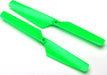 Rotor blade set, green (2)/ 1.6x5mm BCS (2)