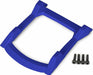 Skid Plate, Roof (body) (blue)/ 3x12mm CS (4)