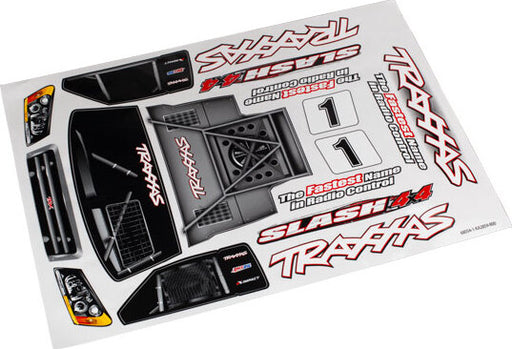 Decal sheet, Slash 4X4