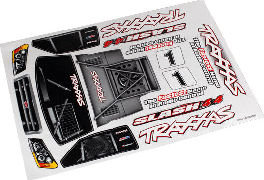 Decal sheet, Slash 4X4