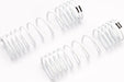 Springs, rear (white) (progressive rate) (2)