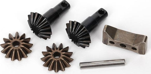 Gear set, differential (output gears (2)/ spider gears (2)/ spider gear shaft, carrier support)
