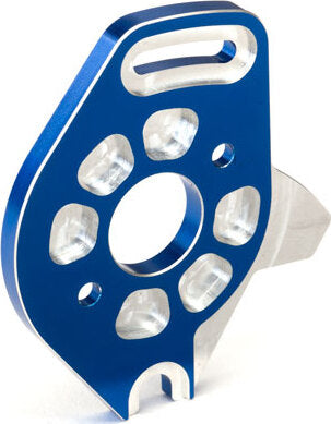Plate, motor, 6061-T6 aluminum (blue-anodized)