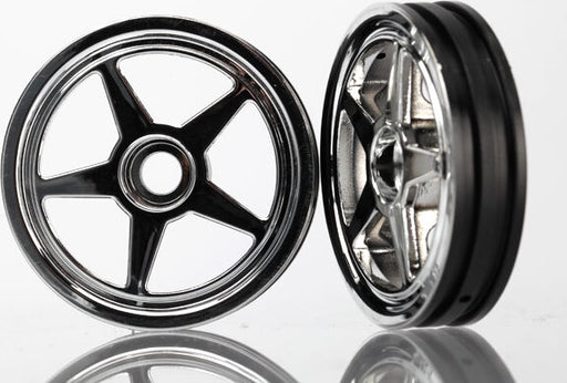 Wheels, 5-spoke (chrome) (front) (2)