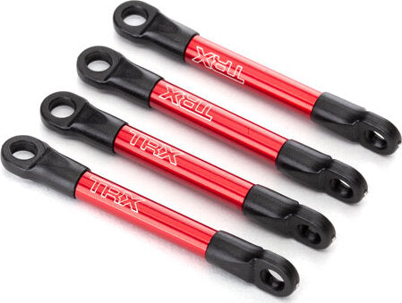 Push rods, aluminum (red-anodized) (4) (assembled with rod ends)