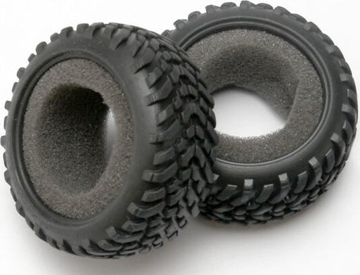 Tires, off-road racing, SCT dual profile (1 each, right & left)/ foam inserts (2)