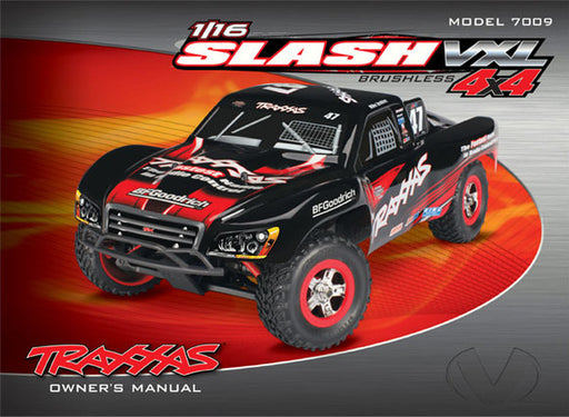 Owner's manual, 1/16 Slash 4WD VXL (model 7009)