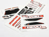 Decal sheets, 1/16 E-Revo VXL