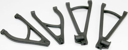 Suspension arm set, rear, extended wheelbase (lengthens wheelbase 10mm) (includes upper right & left and lower right & left arms)