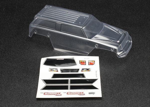 Body, 1/16 Summit (clear, requires painting)/ grill, lights decal sheet