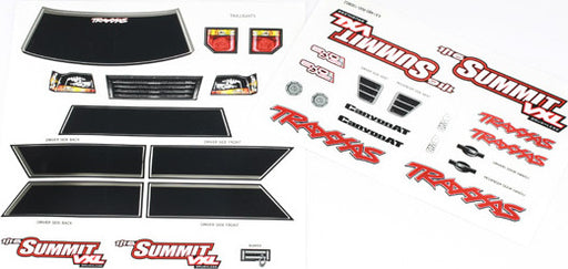 Decal sheets, 1/16th Summit VXL