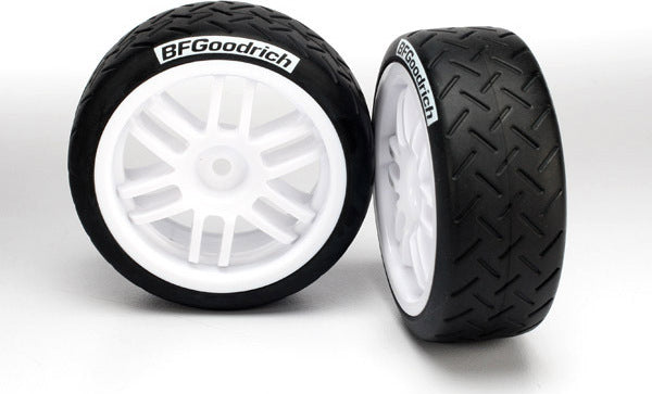 Tires and wheels, assembled, glued (Rally wheels, BFGoodrich Rally tires) (2)