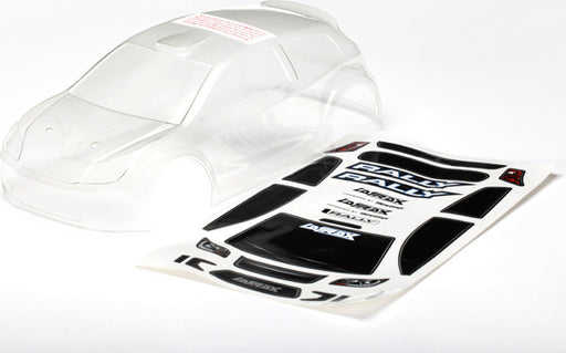 Body, LaTrax 1/18 Rally (clear, requires painting)/ decals