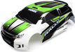 Body, LaTrax 1/18 Rally, green (painted)/ decals