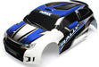 Body, LaTrax 1/18 Rally, blue (painted)/ decals