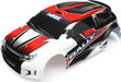 Body, LaTrax 1/18 Rally, red (painted)/ decals