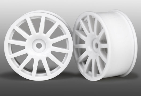 Wheels, 12-spoke (white) (2)