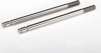 Shock shafts, steel, chrome finish (2)