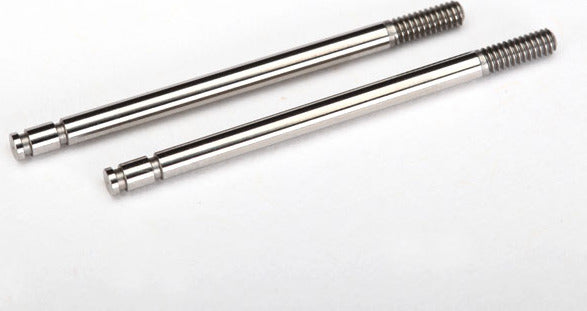 Shock shafts, steel, chrome finish (2)