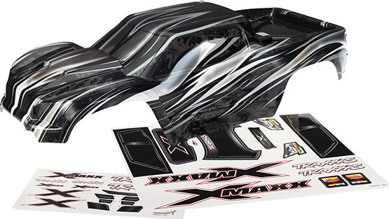 Body, X-Maxx, ProGraphix (graphics are printed, requires paint & final color application)/ decal sheet