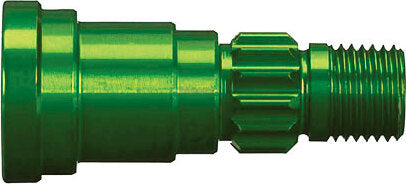 Stub axle, aluminum (green-anodized) (1) (use only with #7750 driveshaft)