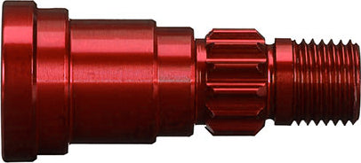 Stub axle, aluminum (red-anodized) (1) (use only with #7750 driveshaft)