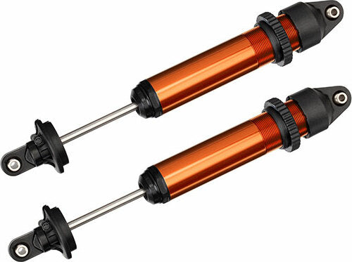 Shocks, Gtx, Aluminum, Orange-Anodized (Fully Assembled W/O Springs) (2)