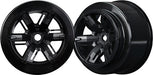 Wheels, X-Maxx, black (left & right)
