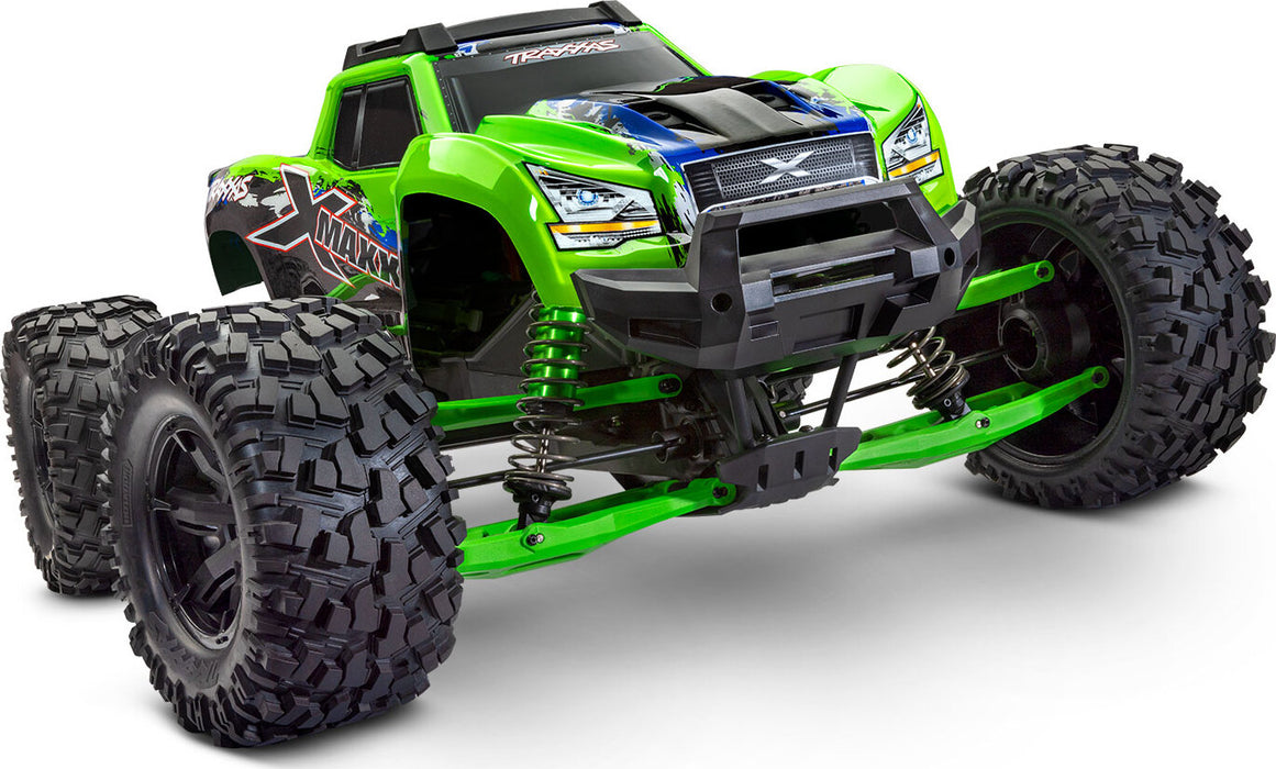 Suspension Kit, X-Maxx® Widemaxx®, Green (Includes Front and Rear Suspension Arms, Front Toe Links, Driveshafts, Shock Springs)