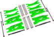 Suspension Kit, X-Maxx® Widemaxx®, Green (Includes Front and Rear Suspension Arms, Front Toe Links, Driveshafts, Shock Springs)