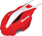 Canopy, front, red/white, Aton