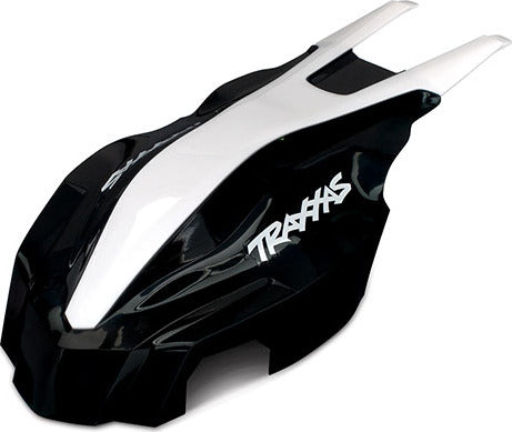 Canopy, front, black/white, Aton