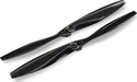 Rotor blade set, black (2) (with screws)