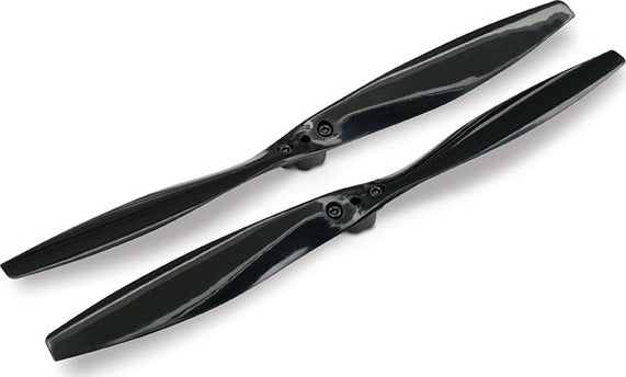 Rotor blade set, black (2) (with screws)