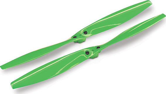 Rotor blade set, green (2) (with screws)