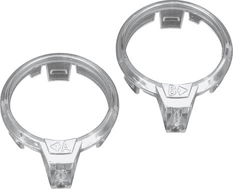 LED lens, motor, clear (left & right)