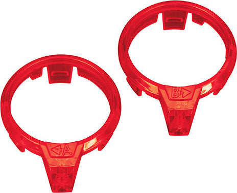 LED lens, motor, red (left & right)