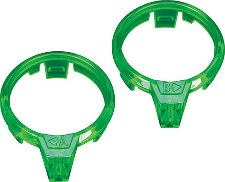 LED lens, motor, green (left & right)