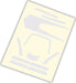 Decals, high visibility, white