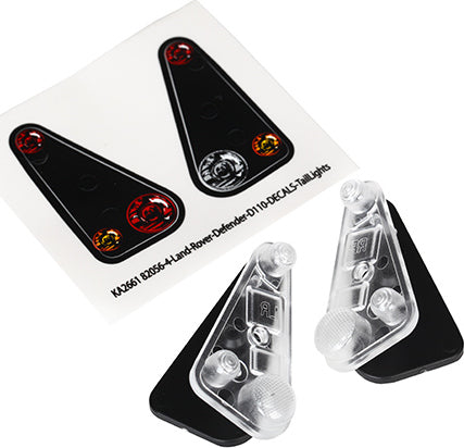 Tail light housing (2)/ lens (2)/ decals (left & right)