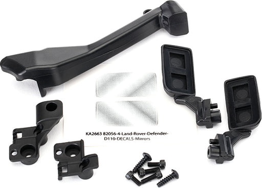 Mirrors, side (left & right)/ snorkel/ mounting hardware