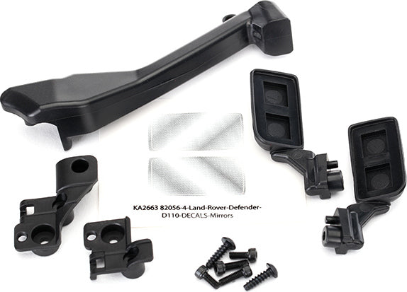 Mirrors, side (left & right)/ snorkel/ mounting hardware