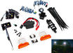 LED light set, complete with power supply (contains headlights, tail lights, side marker lights, & distribution block) (fits #8010 body)