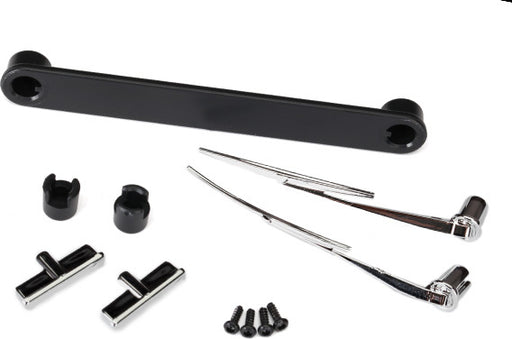 Door handles, left & right/ windshield wipers, left & right/ retainers (3)/ 1.6x5 BCS (self-tapping) (4)