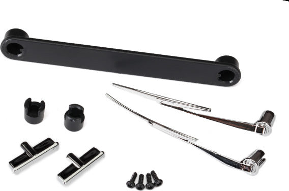 Door handles, left & right/ windshield wipers, left & right/ retainers (3)/ 1.6x5 BCS (self-tapping) (4)