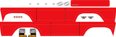 Decal sheet, Bronco, red