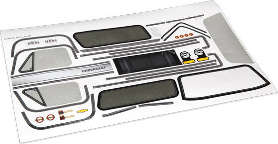 Decal Sheet, Chevrolet Blazer (1979)
