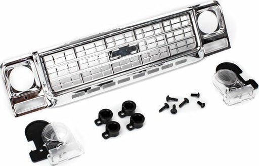 Grille, Chevrolet Blazer (1979)/ Grille Retainers (4)/ Headlight Housing (2)/ Lens (2)/ 2.6X8 Bcs (4)/ 2.5X6 Bcs (2) (Fits #8130 Body)