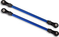 Suspension links, front lower, blue (2) (5x104mm, powder coated steel) (assembled with hollow balls) (for use with #8140X TRX-4 Long Arm Lift Kit)